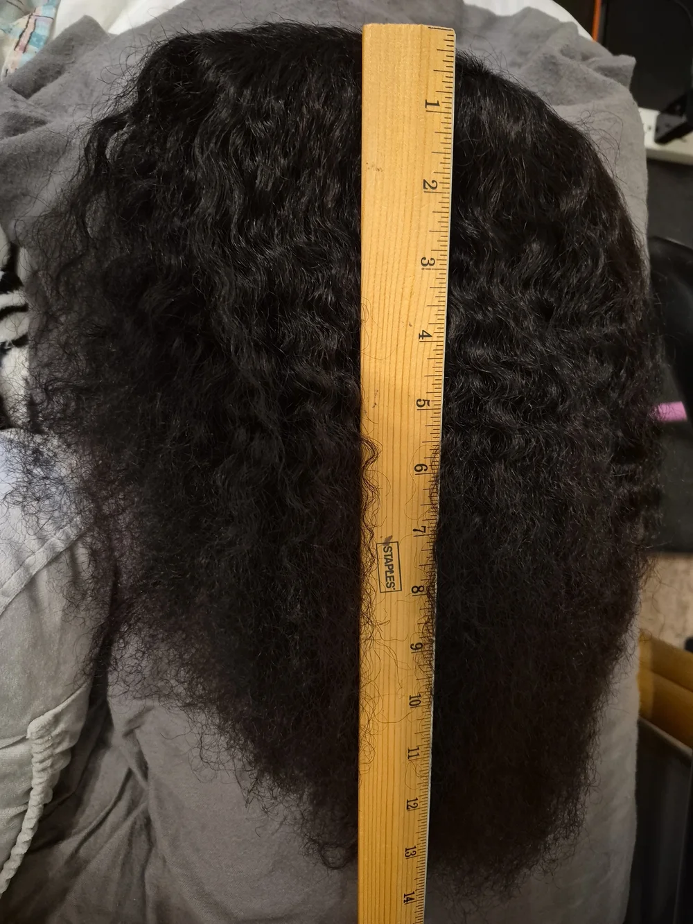 Kinky curly 100%human hair wig